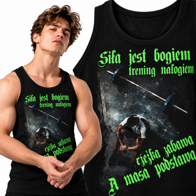 TANK TOP NA SIŁOWNIĘ  SIŁA JEST